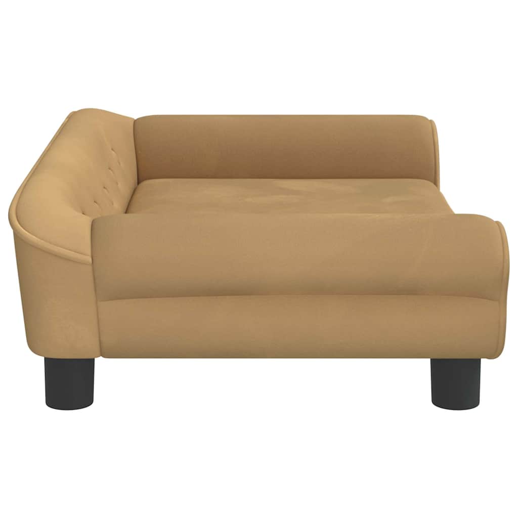 Hundebett Blau 100x50x21 cm Samt