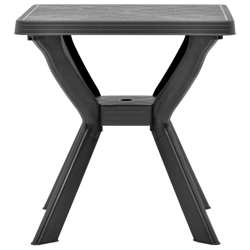 Bistrotisch Weiß 70x70x72 cm Kunststoff