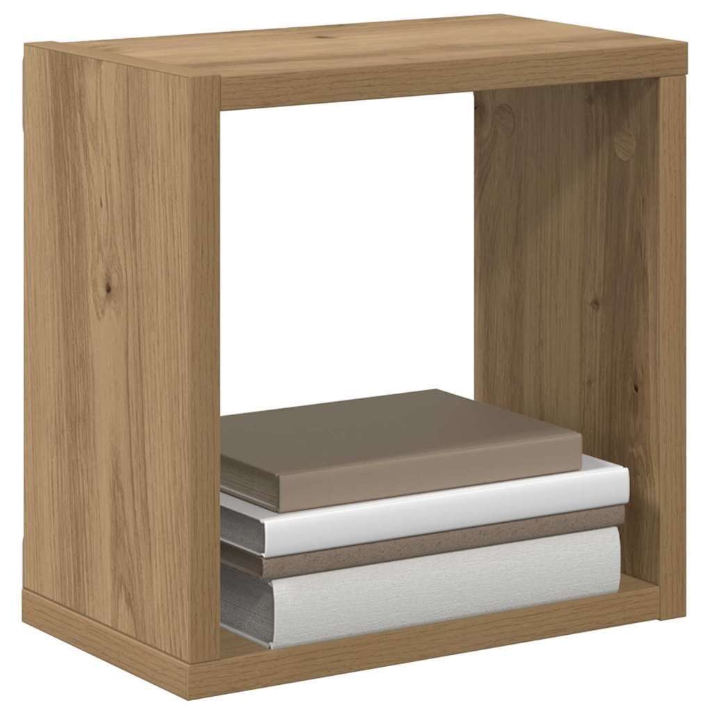 Würfelregale 2 Stk. Weiß 30x15x30 cm