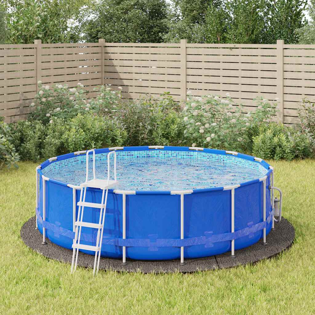 Bodenfolie für Pools Schwarz Ø 244 cm Vliesstoff