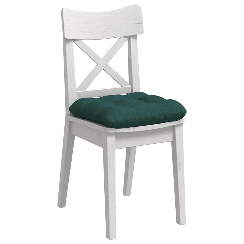 Sitzkissen 4 pcs Hellgrau 40 x 40 x 12 cm Stoff