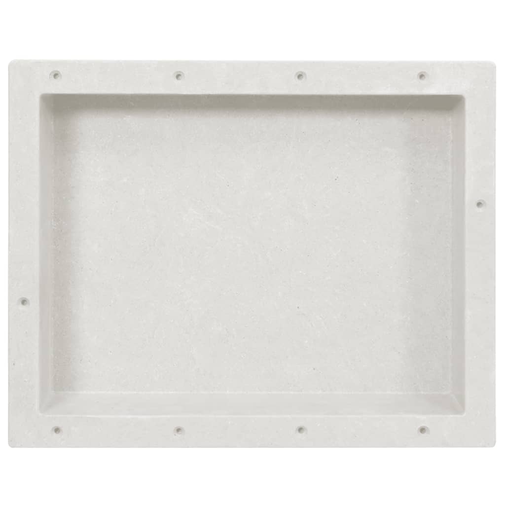 Duschnische Mattgrau 41x36x10 cm