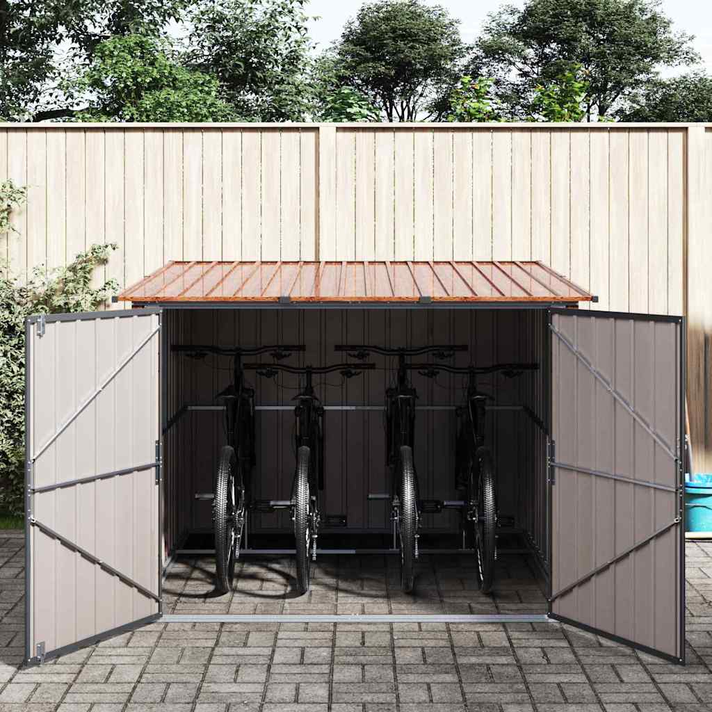 Fahrradspeicher 3 pcs Anthrazit 216 x 207 x 158 cm Metall
