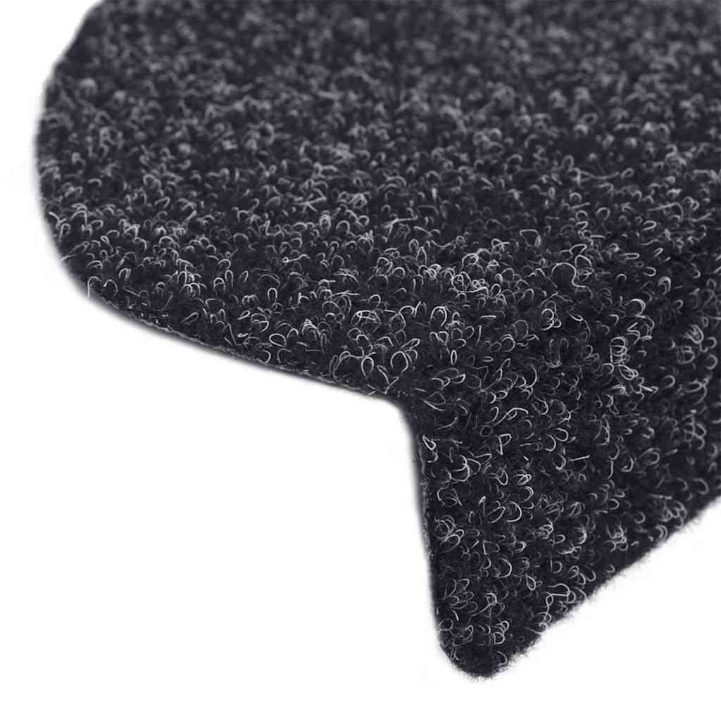Stufenmatten Selbstklebend 15 Stk. 56x17x3 cm Hellbraun Halbrund