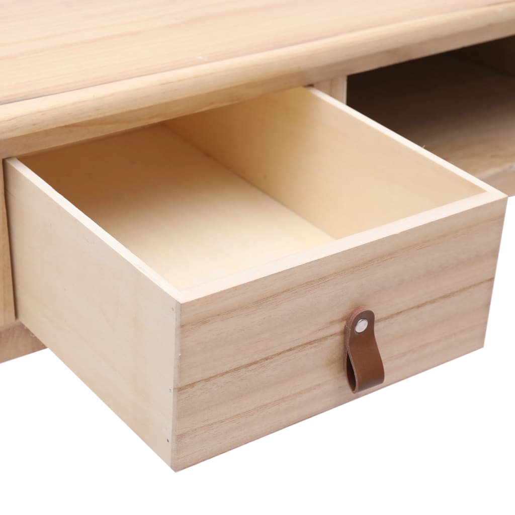 Schreibtisch Grau 110×45×76 cm Holz