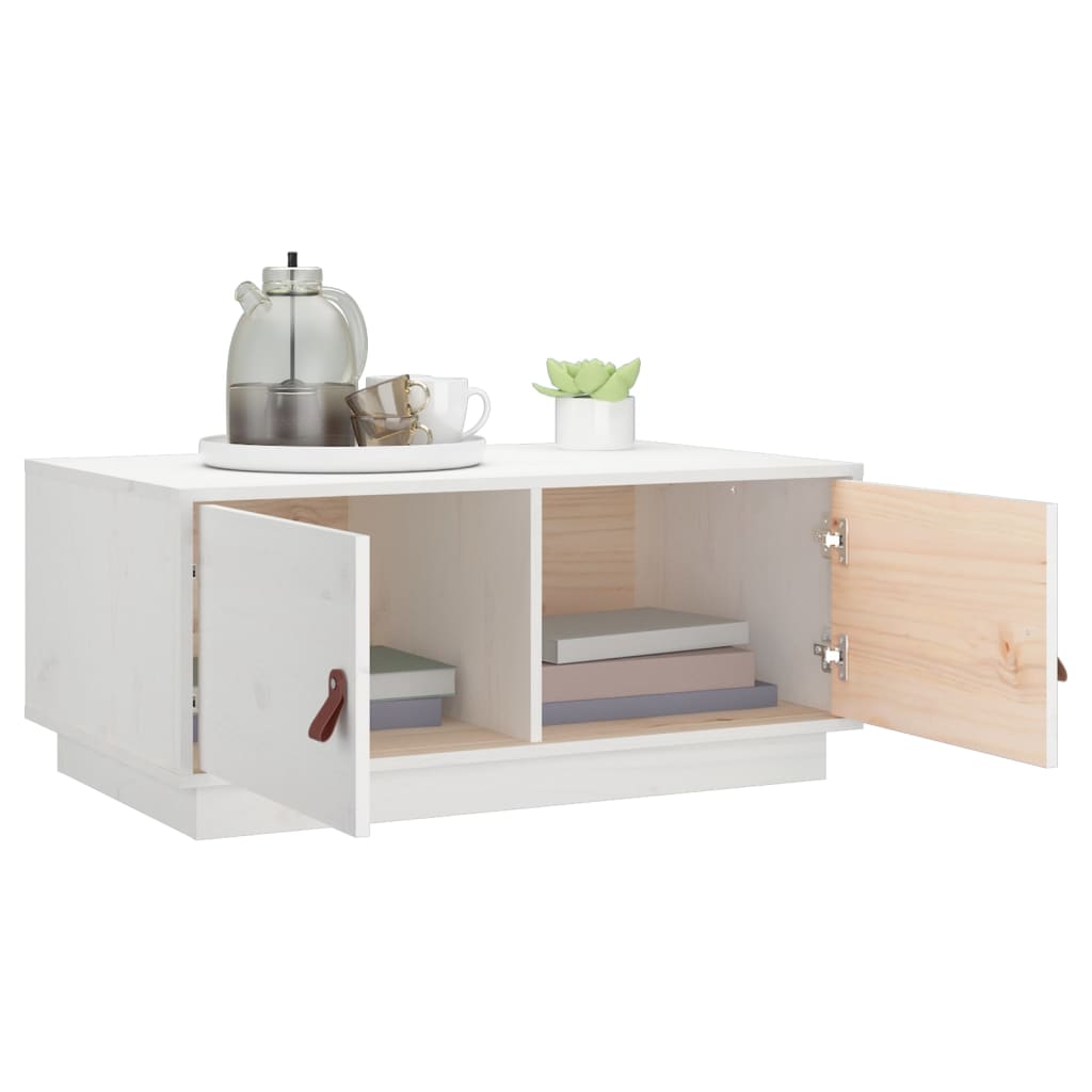 Couchtisch 80x50x35 cm Massivholz Kiefer