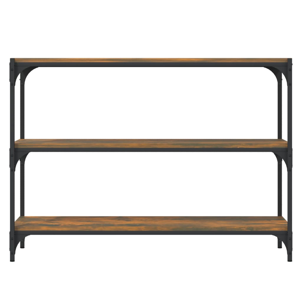 Bücherregal Schwarz 40x33x70,5 cm Holzwerkstoff und Stahl