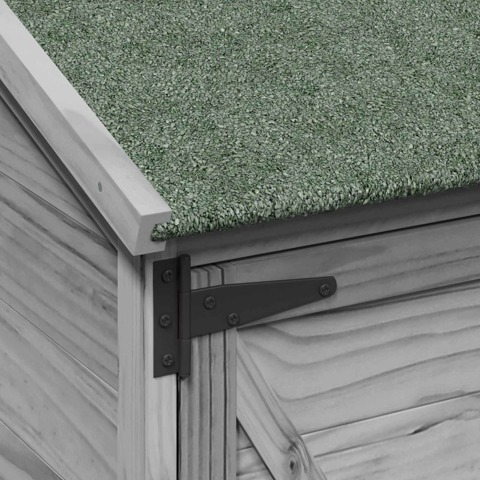 Gartenschuppen Natur 59,5 x 56 x 113,5 cm Massivholz aus Fichte