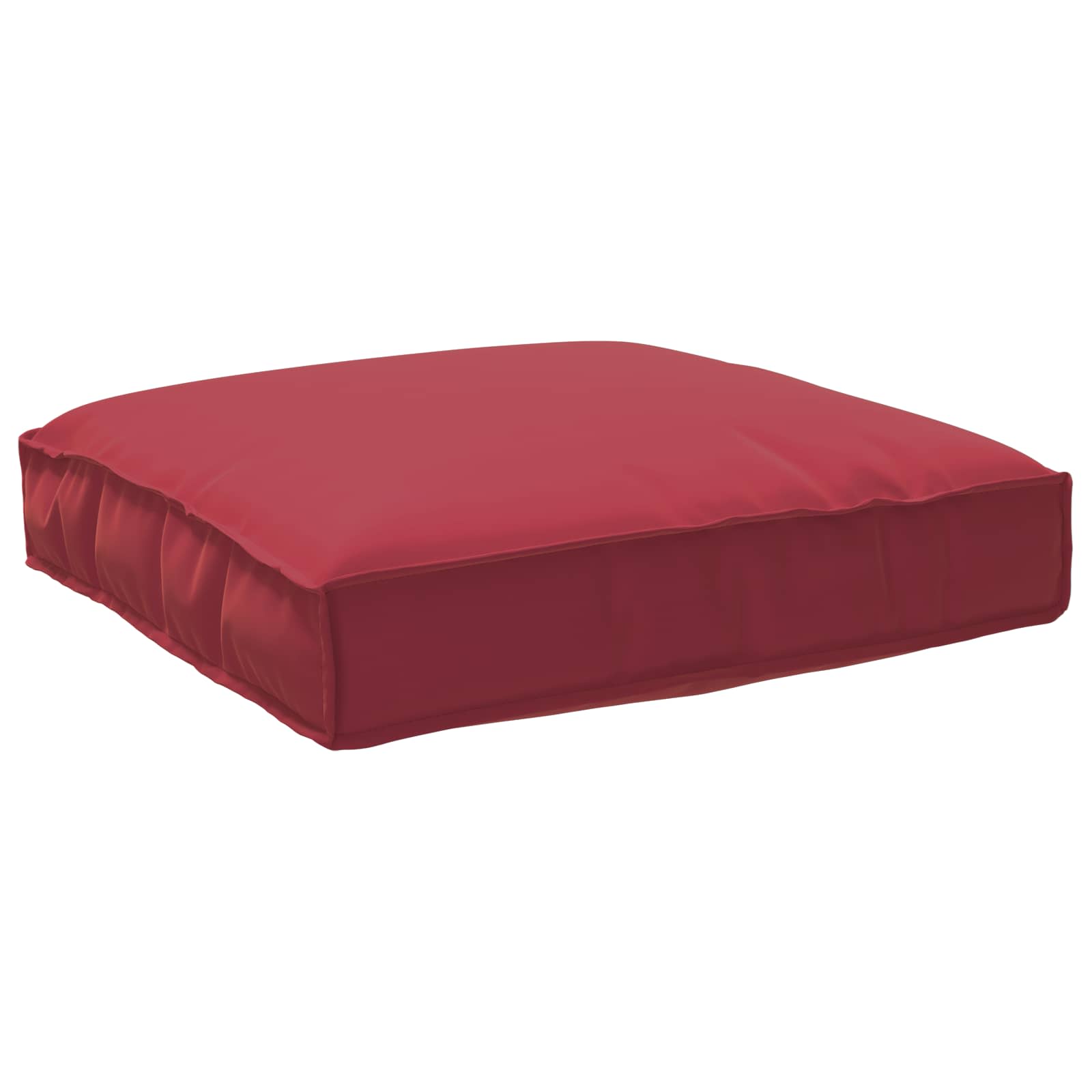Kissen Anthrazit 80 x 80 x 12 cm Oxford-Stoff