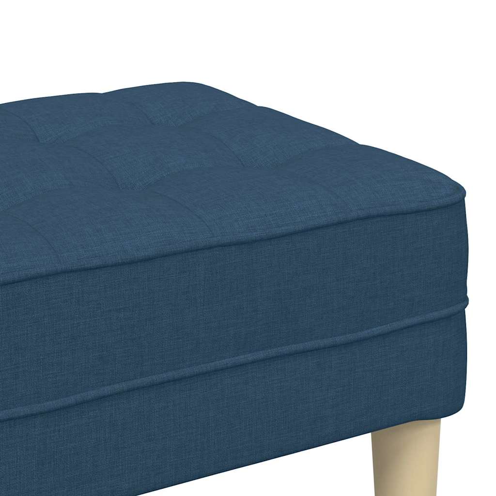 Bank mit Kissen Hellgrau 113 x 57 x 39 cm Stoff