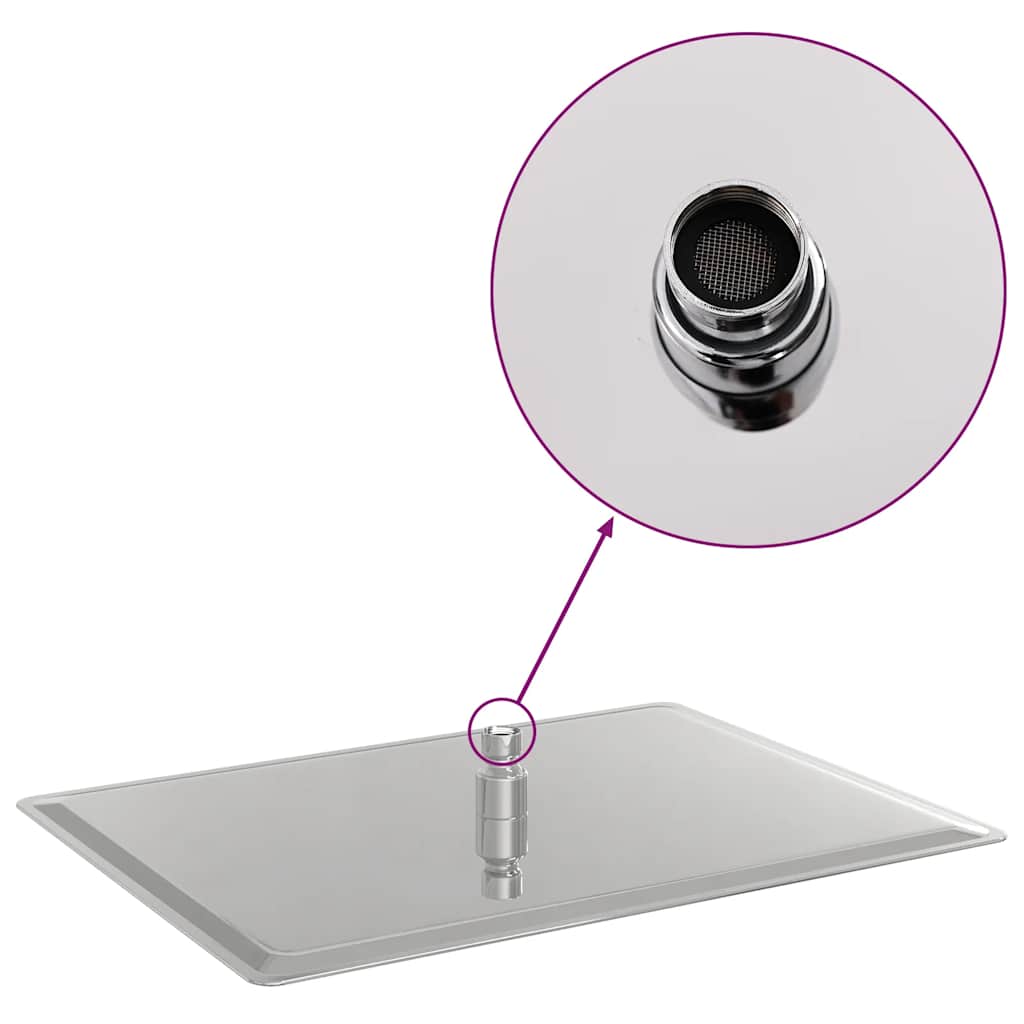 Regenbrause Edelstahl 304 30 cm Rund