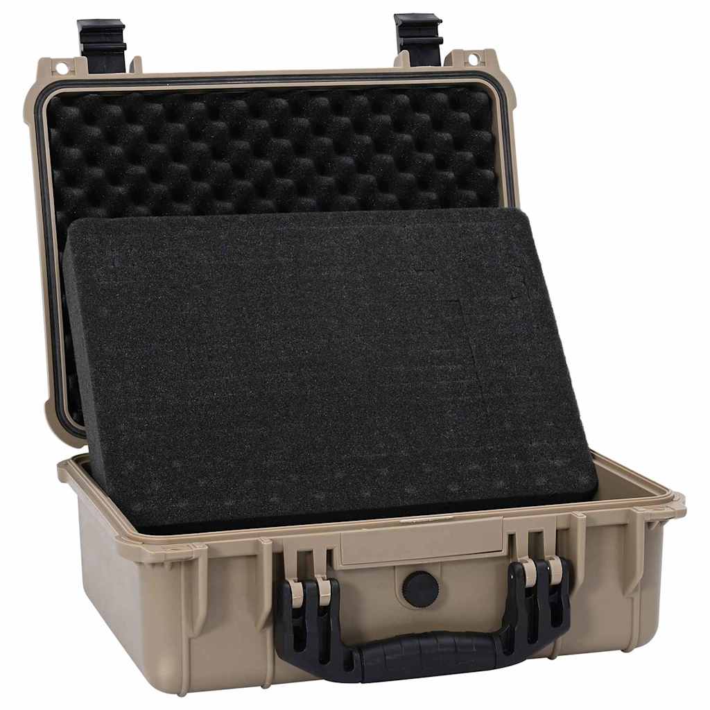 Koffer für Flugreise Tragbar Schwarz 46,5x21,5x17,5 cm PP