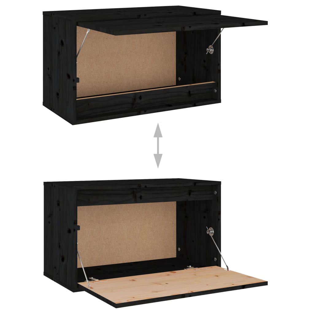 Wandschrank 60x30x35 cm Massivholz Kiefer