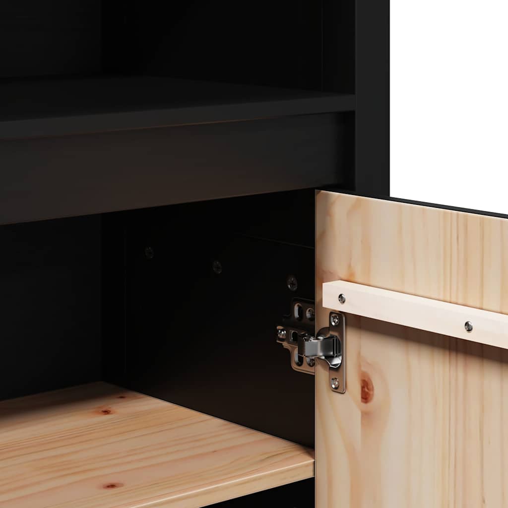 Highboard 80x35x154 cm Massivholz Kiefer