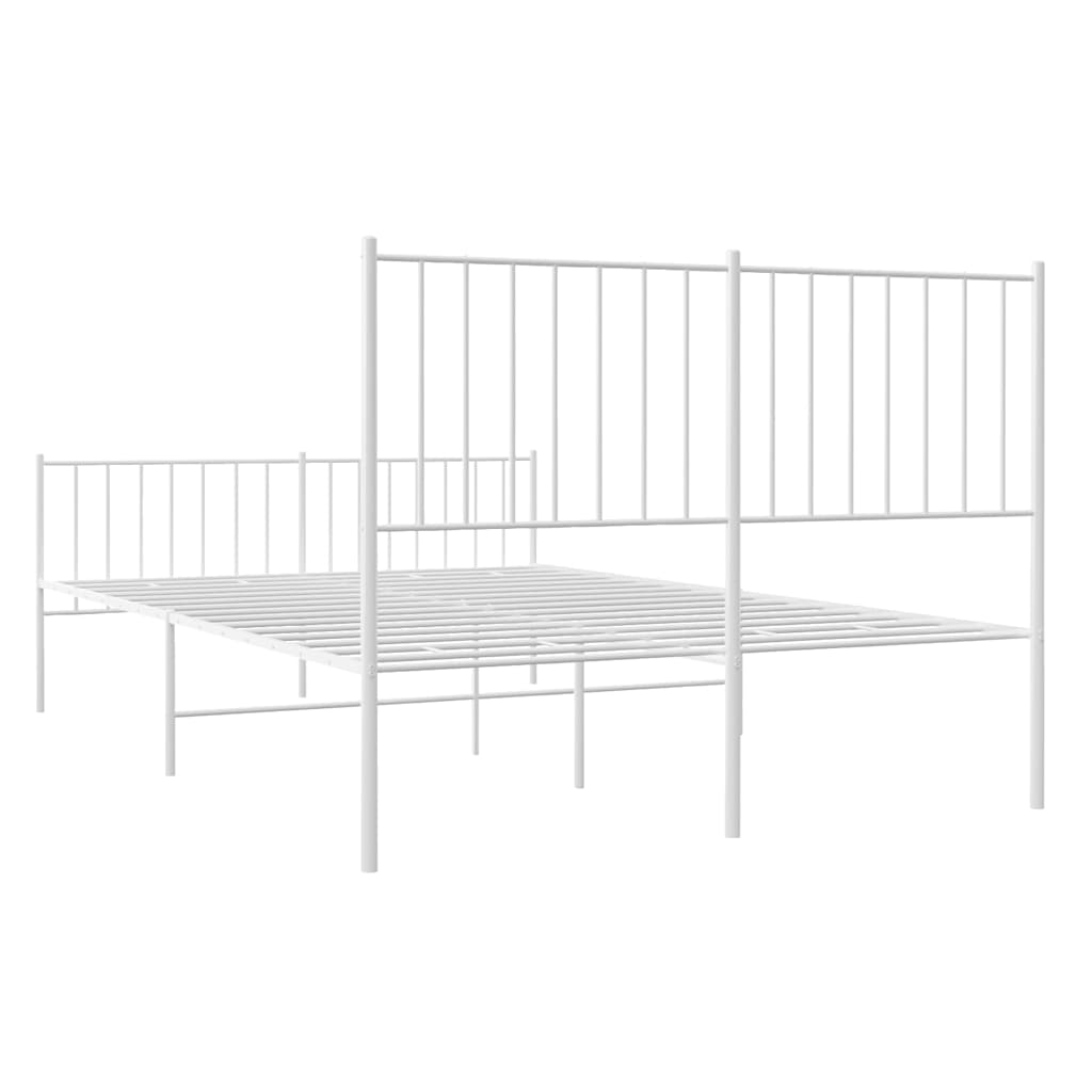 Bettgestell Metall Schwarz 75x190 cm