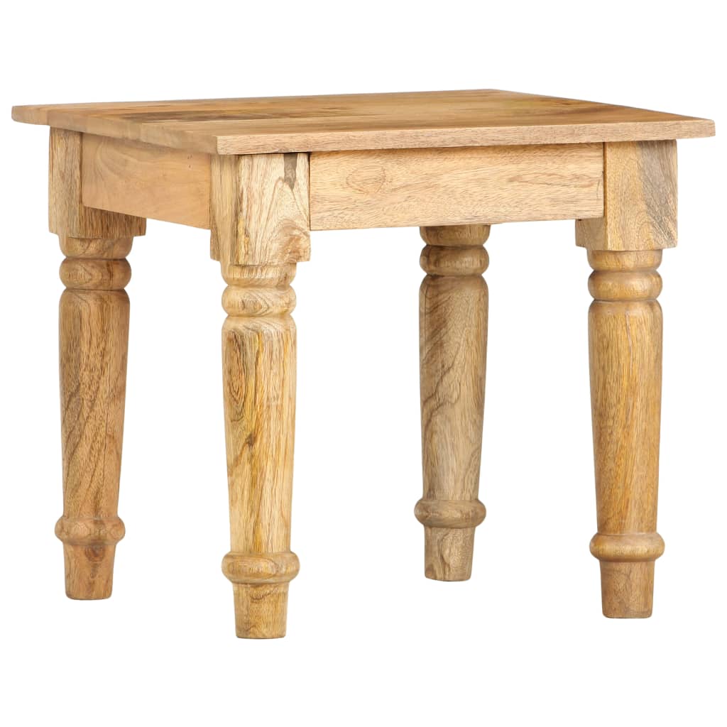 Beistelltisch 43×43×40 cm Massivholz Mango