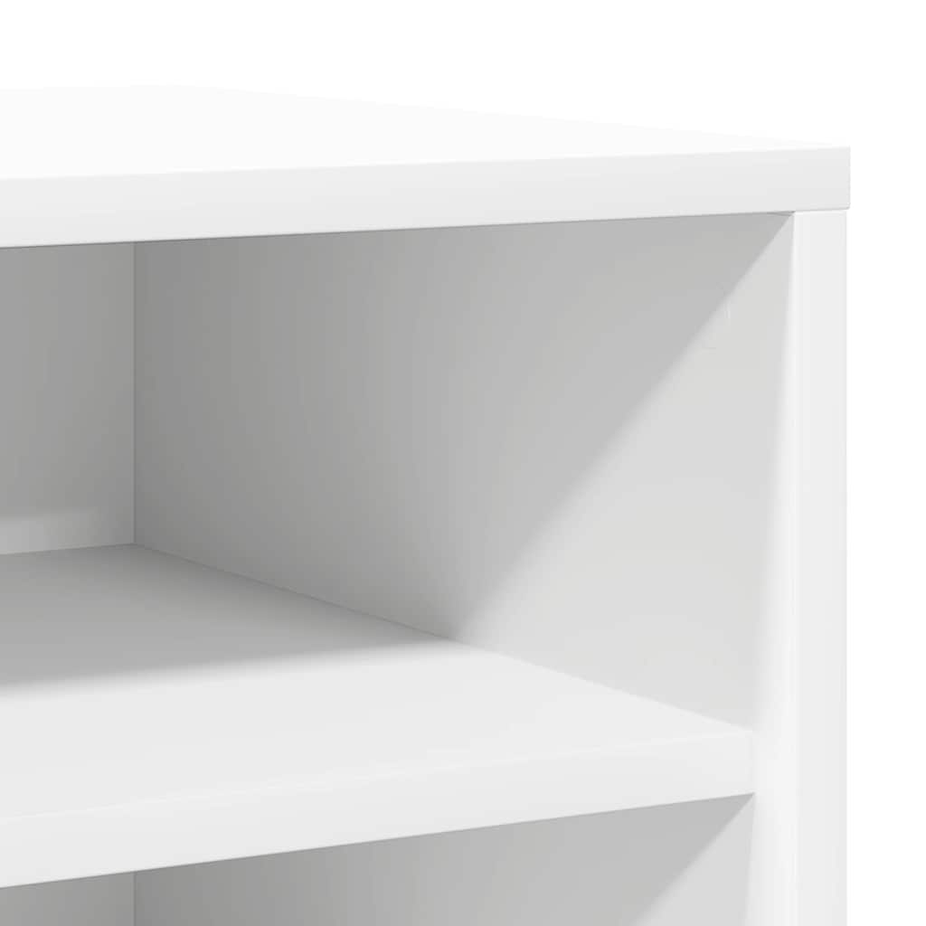 Schuhschrank Weiß 60x35x70 cm Holzwerkstoff