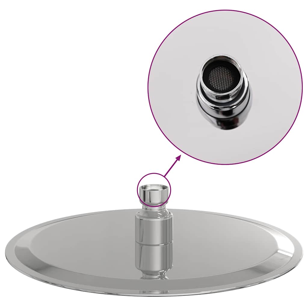 Regenbrause Edelstahl 304 30 cm Rund