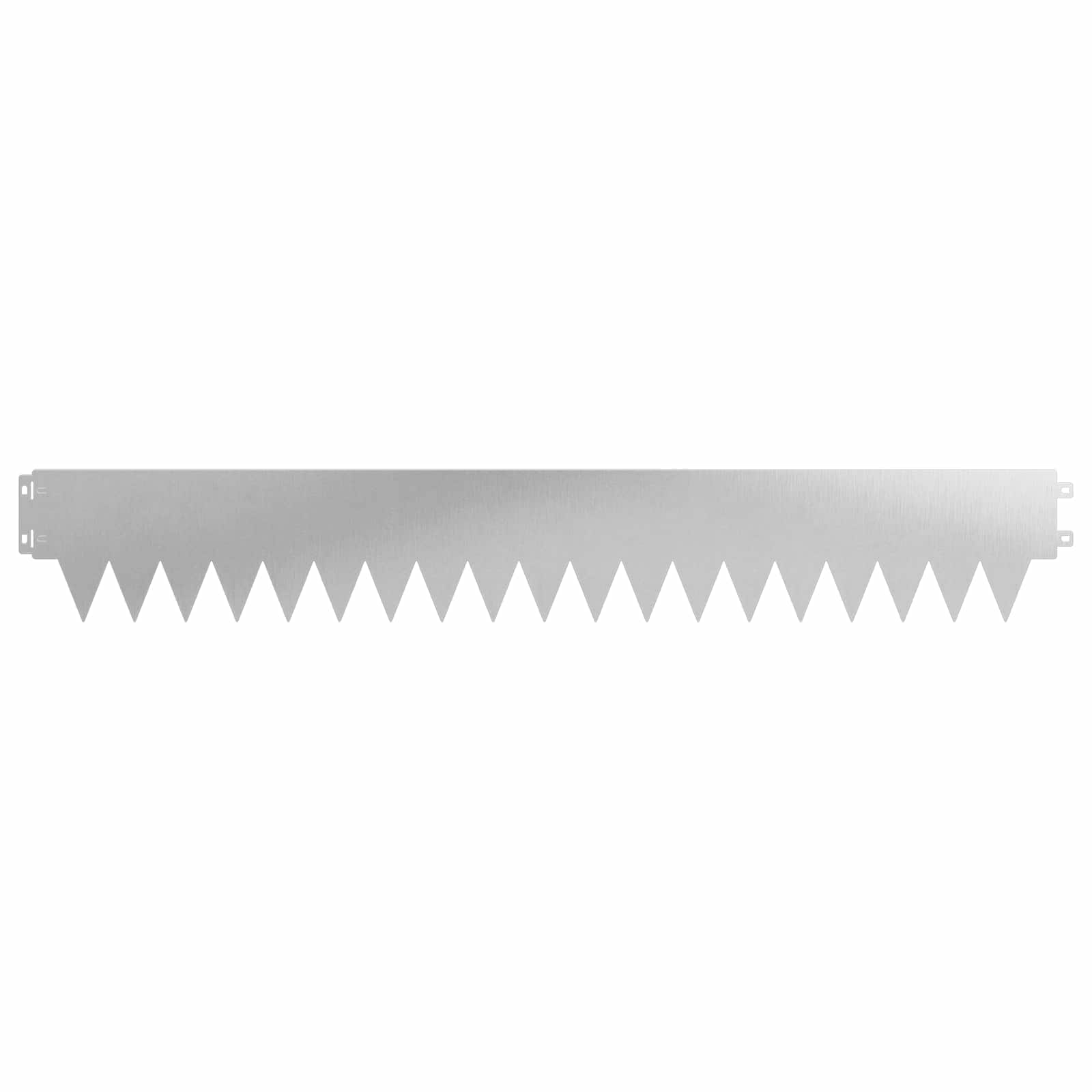 Raseneinfassung 10 pcs Länge Höhe 103 x 15 cm Stahl Schwarz