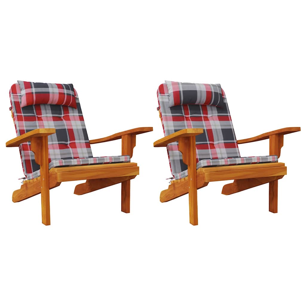 Adirondack-Auflagen 2 Stk. Hellblau Oxford-Gewebe