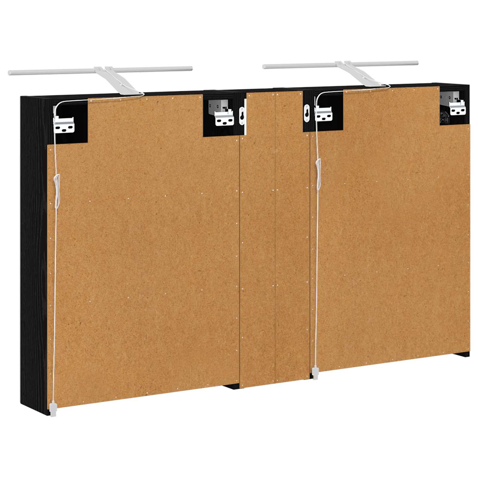 Badezimmerschrank-Set 3 pcs 80 x 10,5 x 50 cm Holzwerkstoff