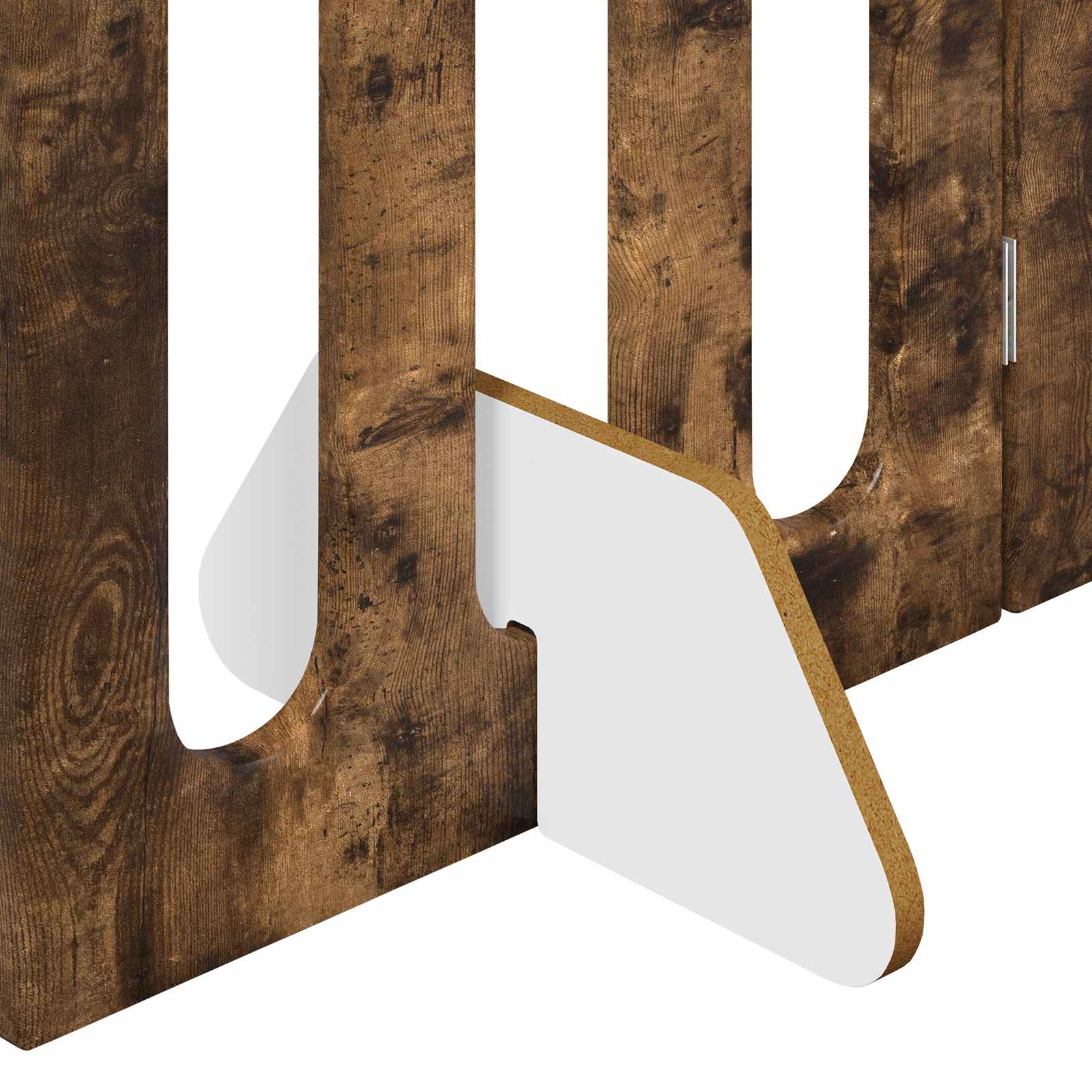 Faltbarer Haustierzaun 2 pcs Weiß 100,5 x 38 x 70 cm