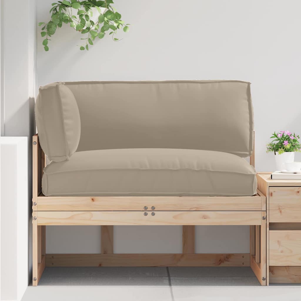 Palettenkissenset 3 pcs Anthrazit Oxford-Stoff