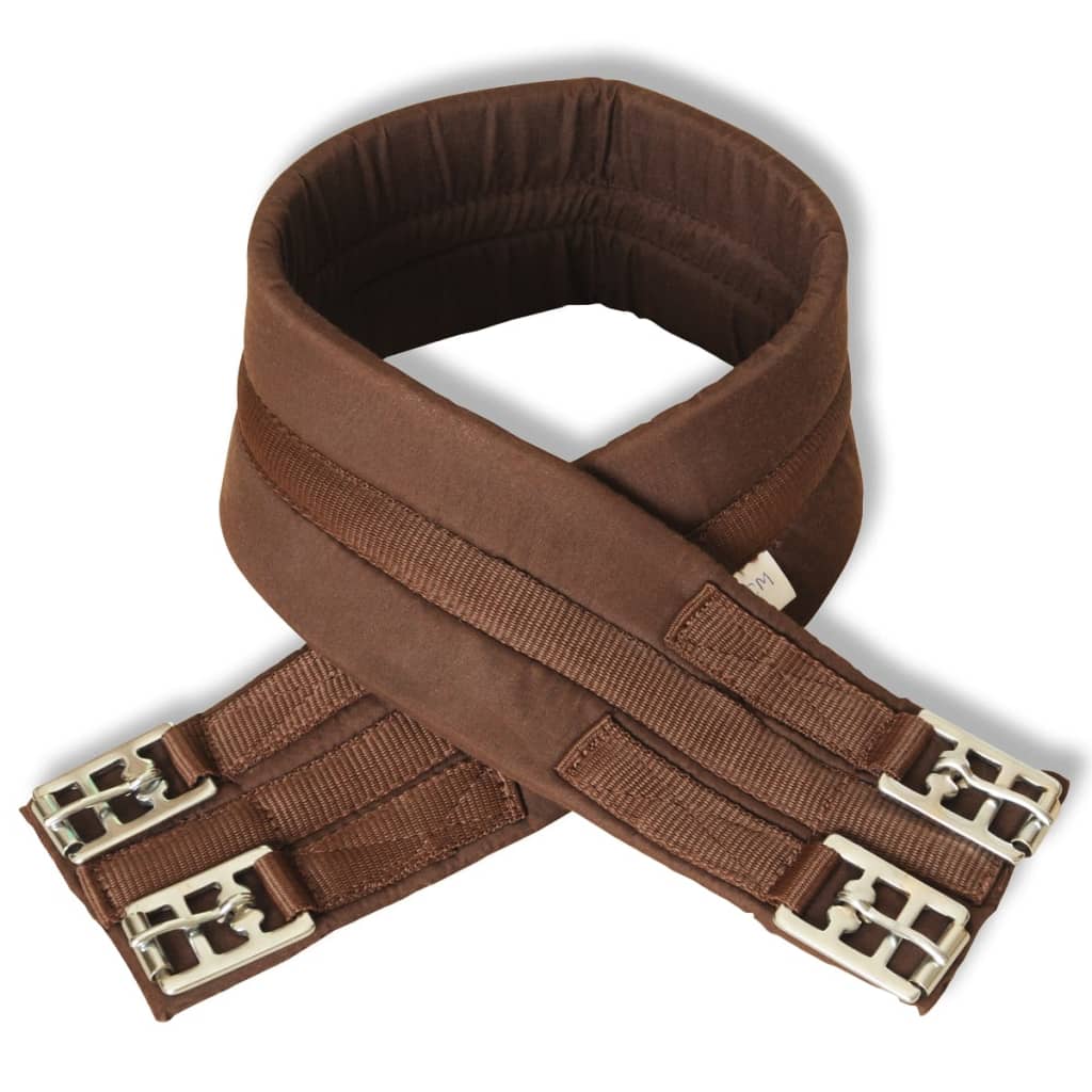 Pferdereiten Sattelset 16" echtes Leder schwarz 14 cm 5-in-1