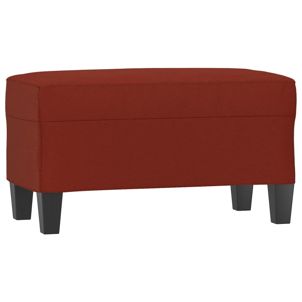 Sitzbank Schwarz 70x35x41 cm Kunstleder