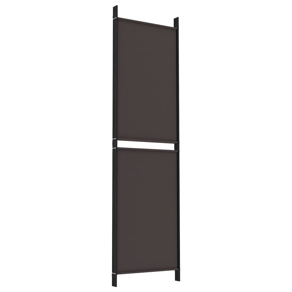 3-teiliger Raumteiler Beige 150 x 180 cm Stoff