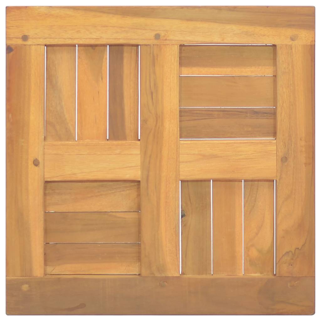 Tischplatte Massivholz Teak Rund 2,5 cm 40 cm