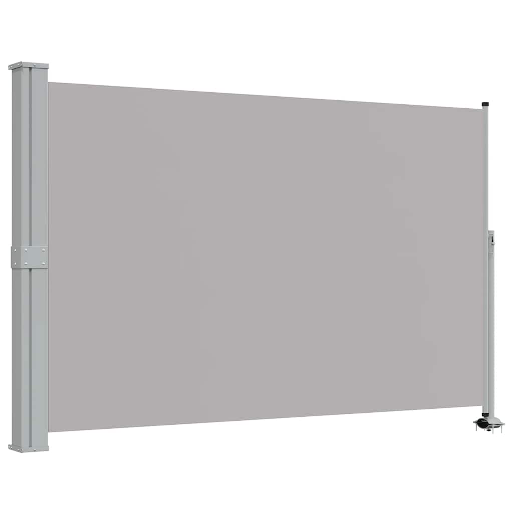 Seitenmarkise 60 x 300 cm 100% Polyester Eisen Stahl