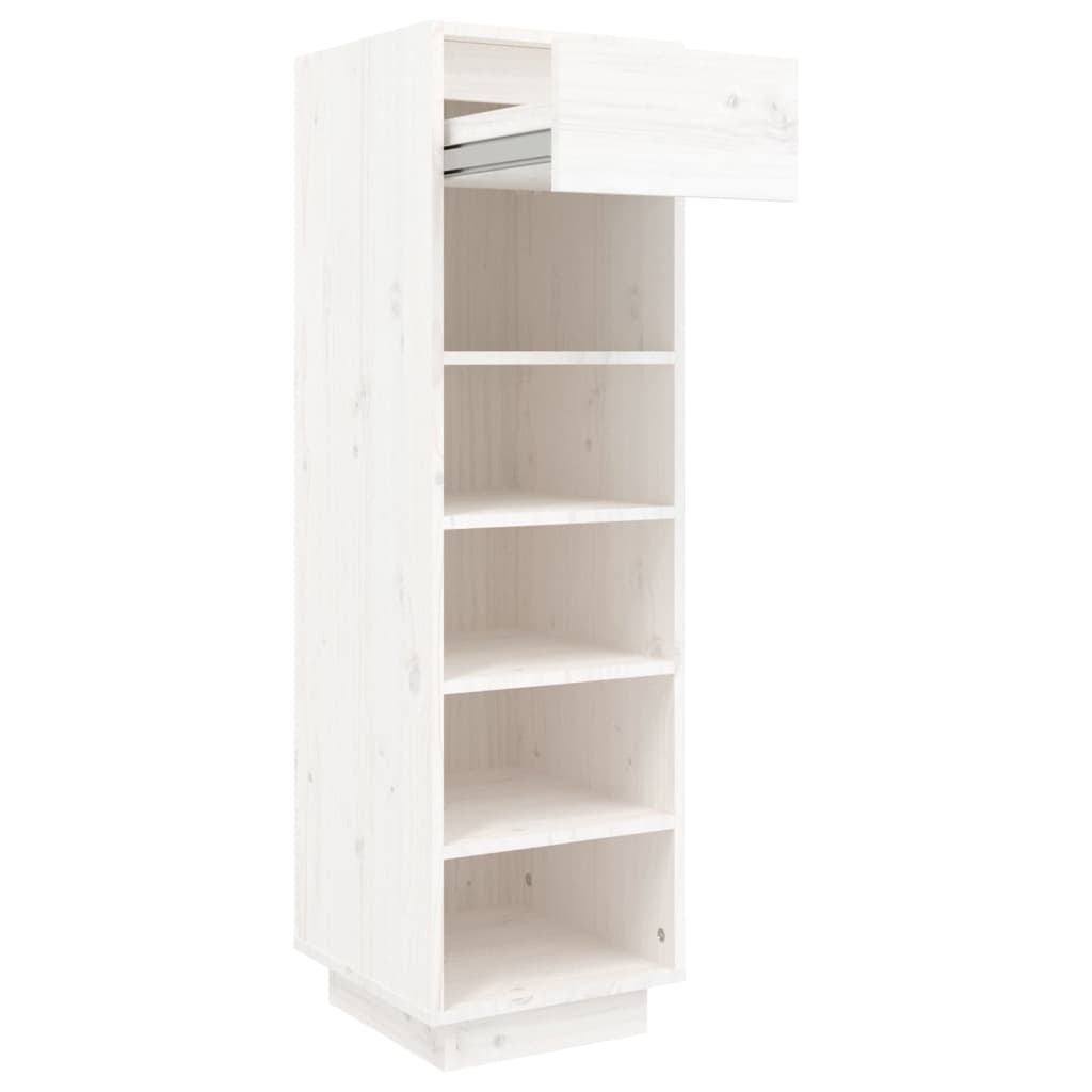 Schuhregal 30x34x105 cm Massivholz Kiefer