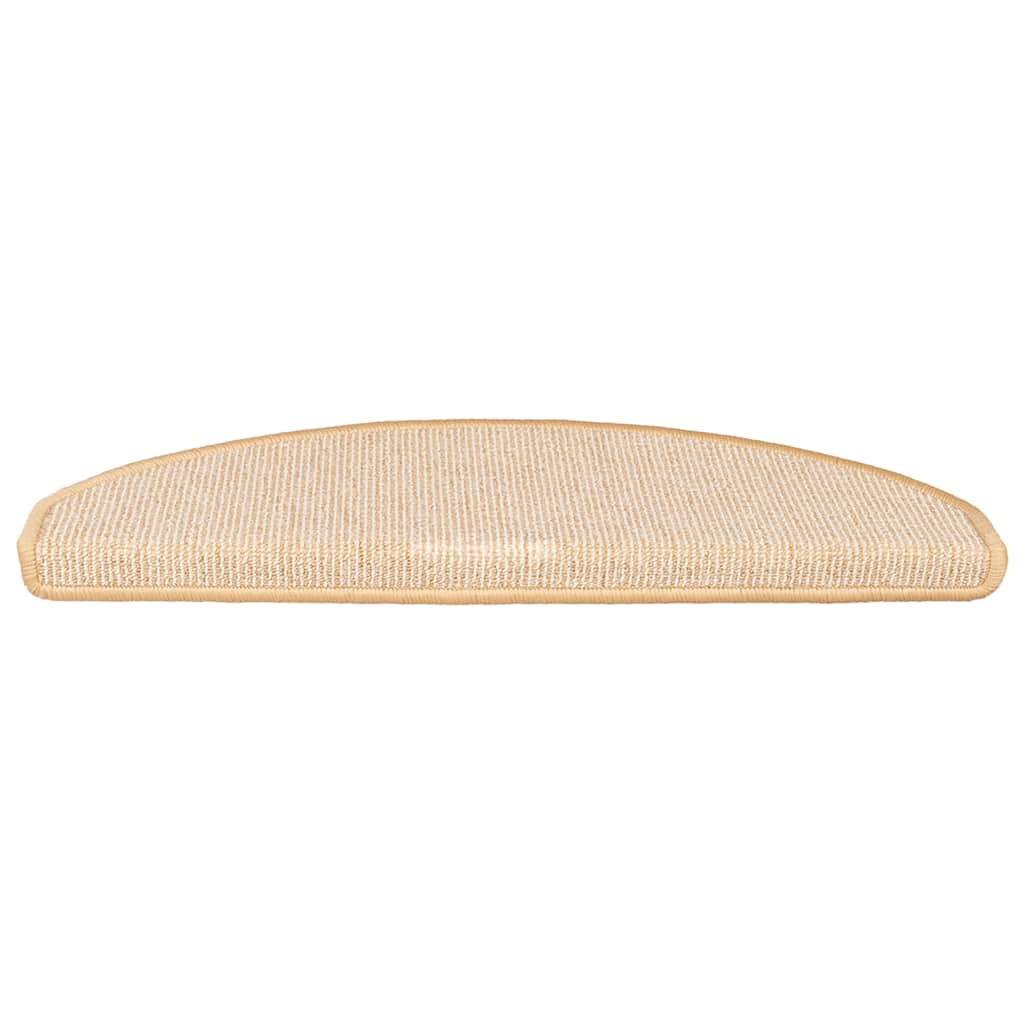 Stufenmatten 15 Stk. 56x17x3 cm Grau Halbrund