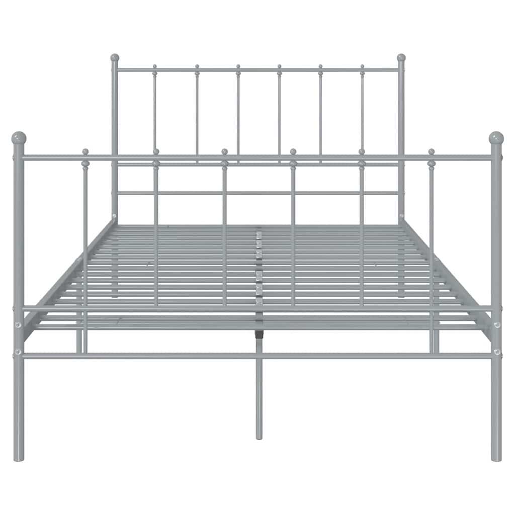 Bett Schwarz Metall 120x200 cm