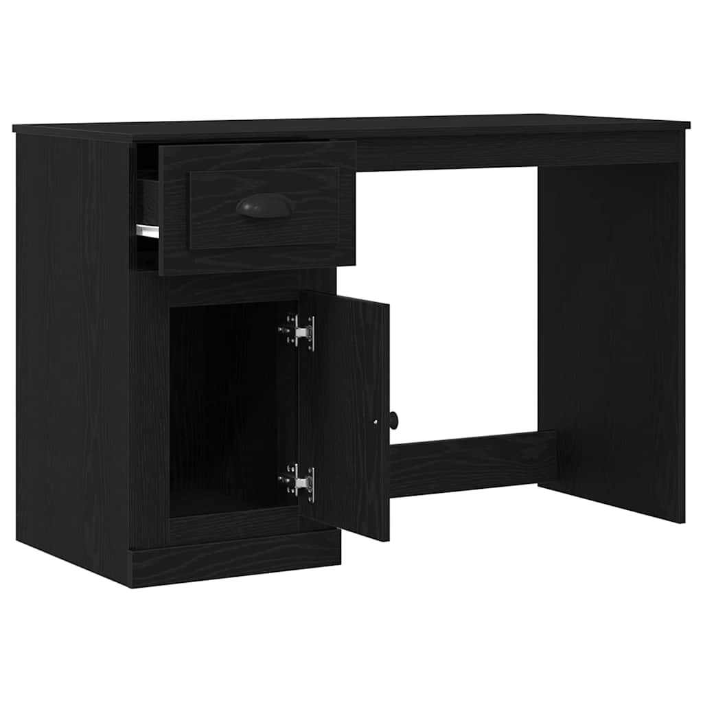 Schreibtisch mit Schublade Weiß 115x50x75 cm Holzwerkstoff