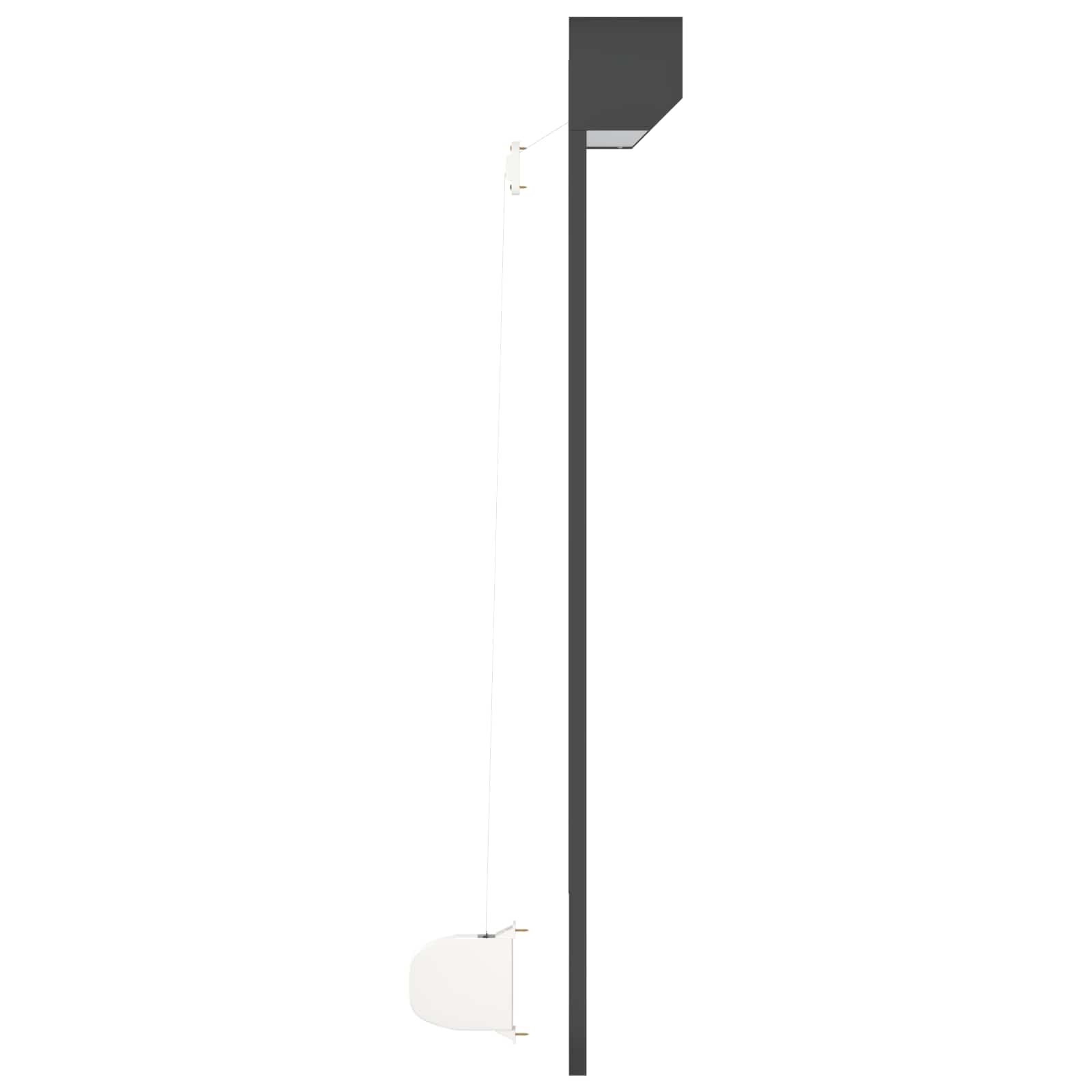 Rollladen Weiß 70 x 100 cm Aluminium und Polyurethan
