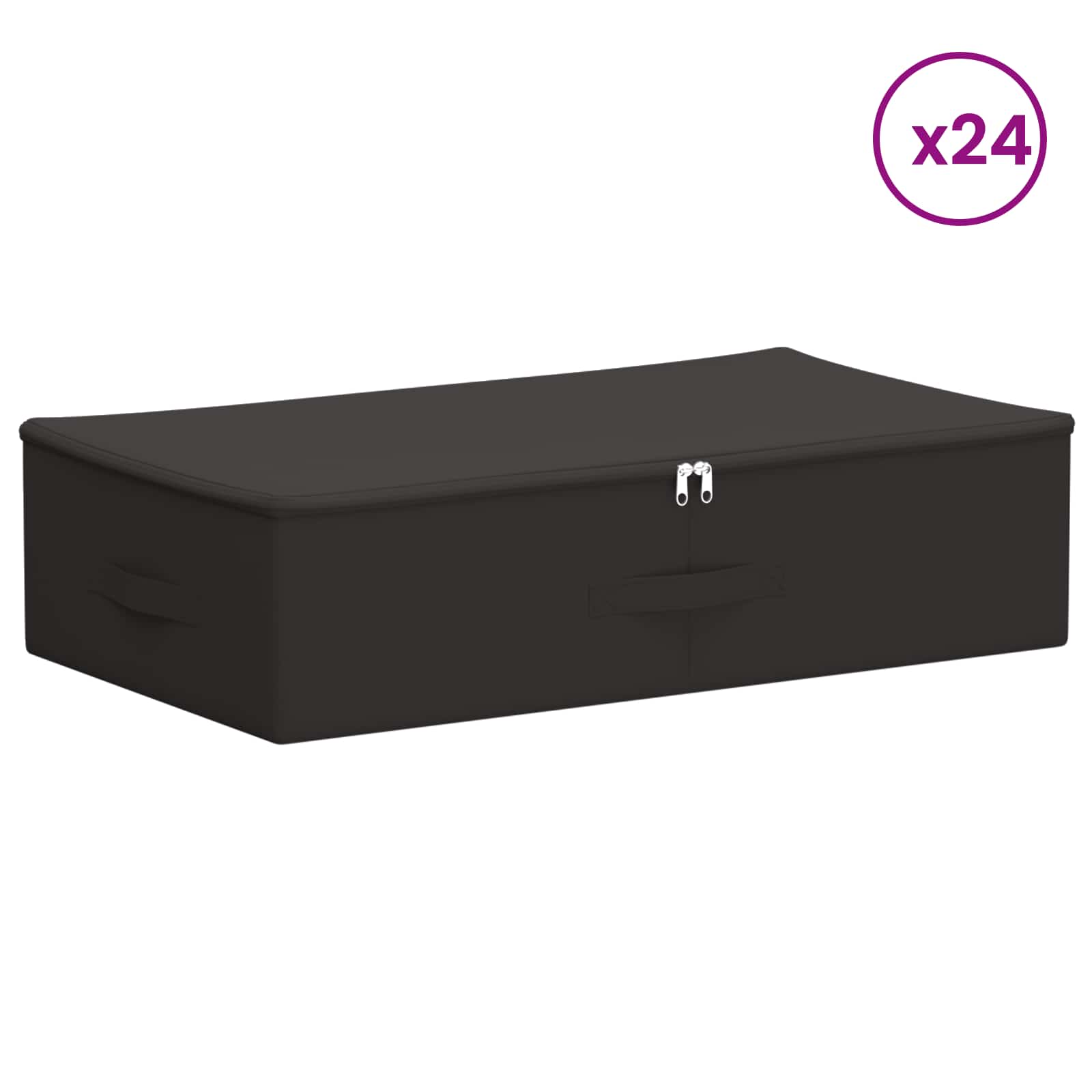 Aufbewahrungsbox Stoff 50x30x25 cm Anthrazit