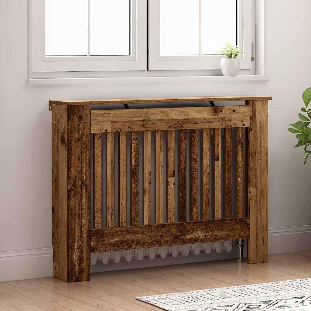 Holzwerkstoff Heizkörper-Abdeckung Heizkörperverkleidung 112 cm, weiß