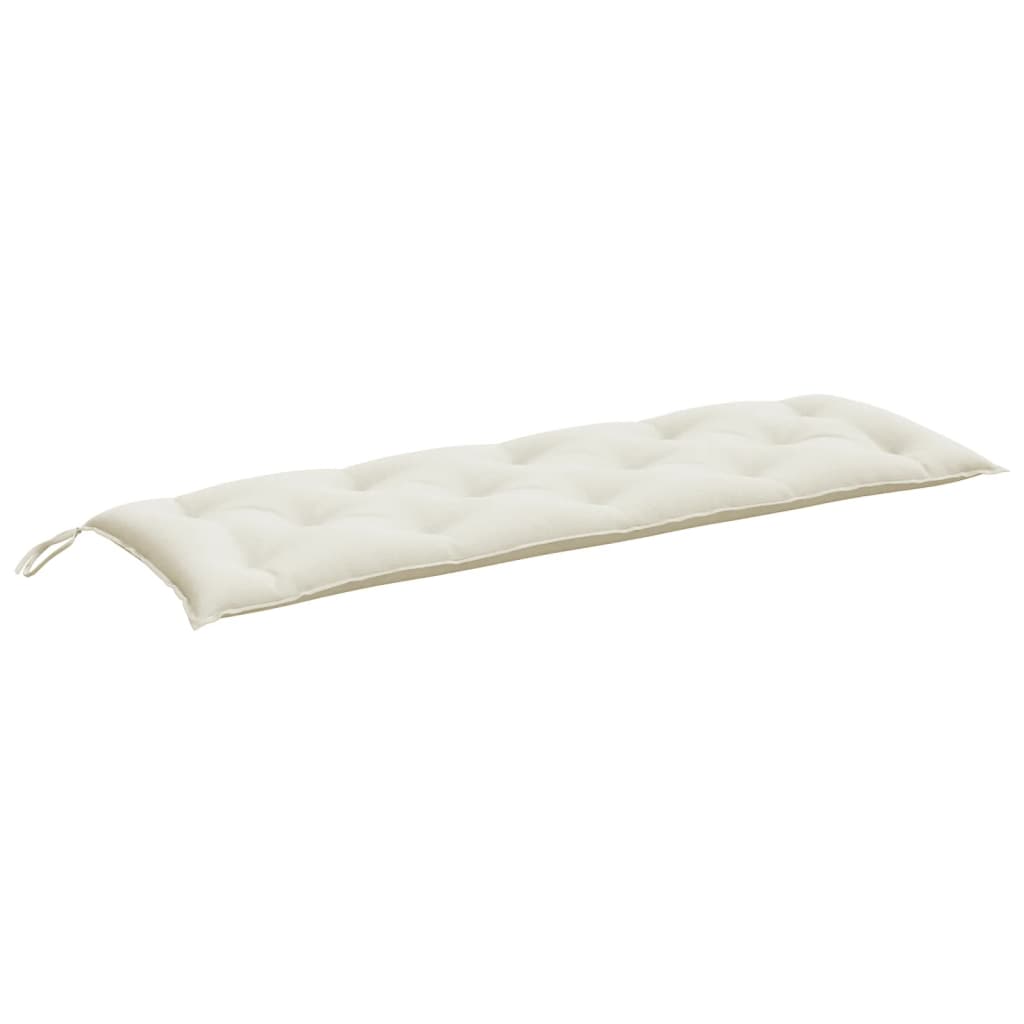 Gartenbank-Auflagen 2 Stk. Melange Anthrazit 100x50x7 cm Stoff
