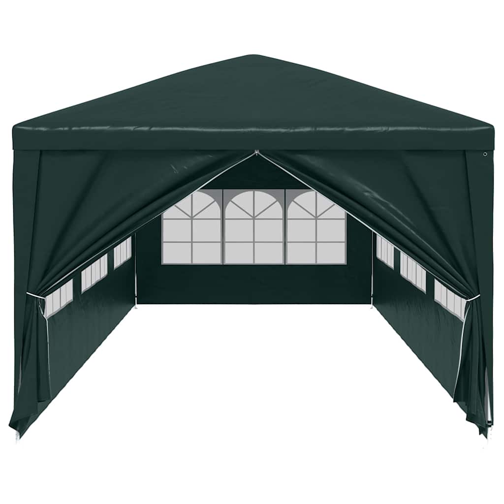 Party-Zelt 400 x 300 x 255 cm Rot PE und Stahl