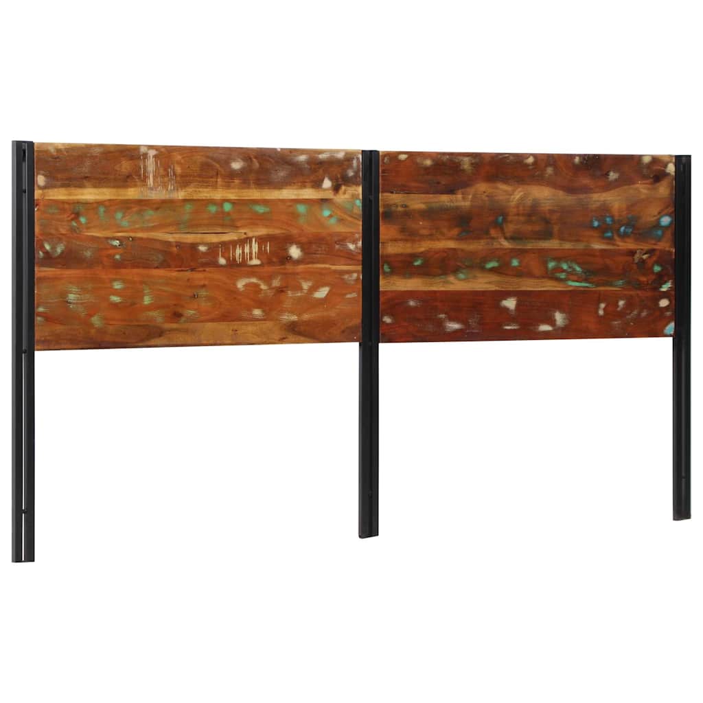 Kopfteil 100 cm Massivholz Mango und Eisen