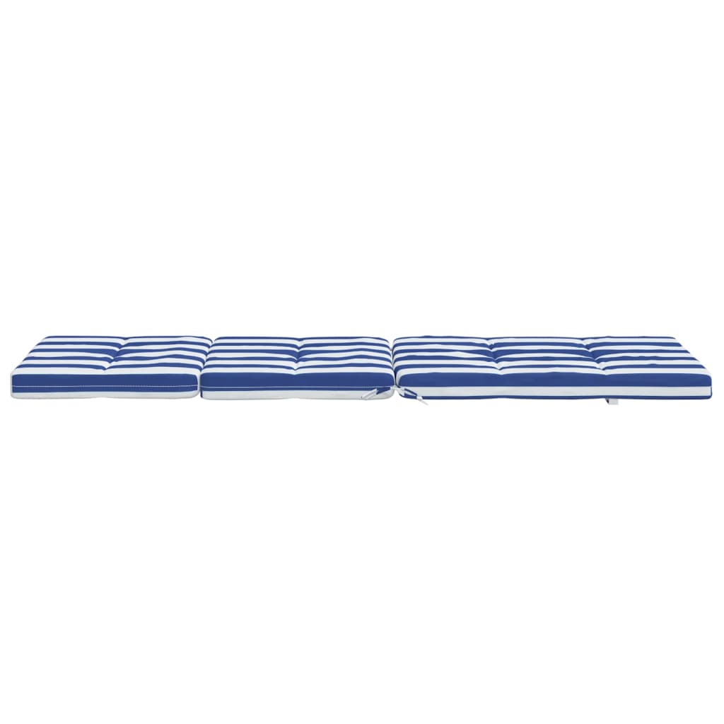 Liegestuhl-Auflagen 2 Stk. Creme Oxford-Gewebe