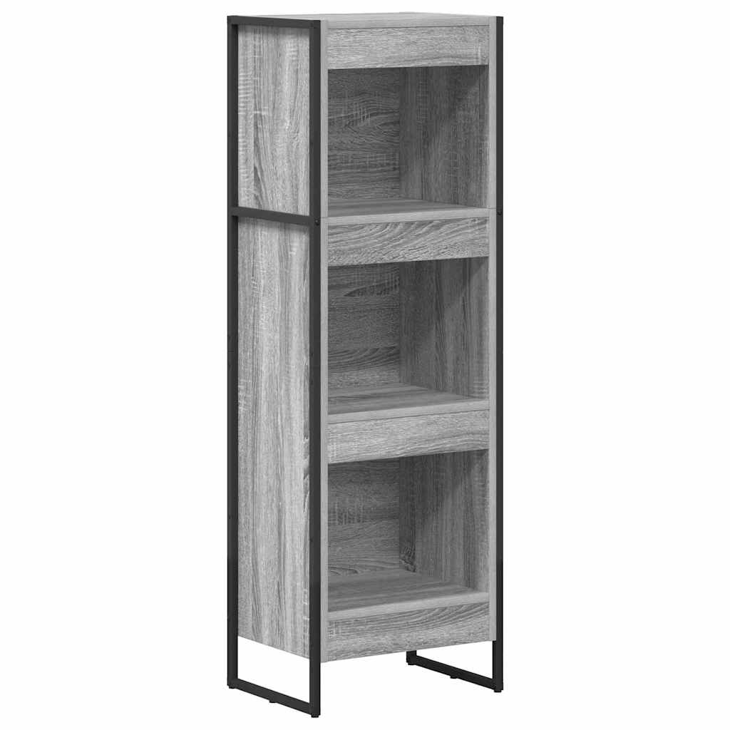 Bücherregal 2 pcs Schwarz Eichen-Optik 60 x 30 x 189,5 cm