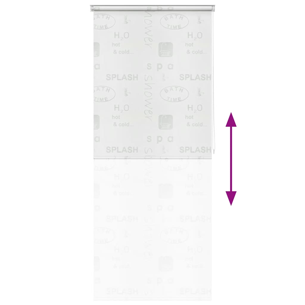 Duschrollo 80x240 cm Weiß