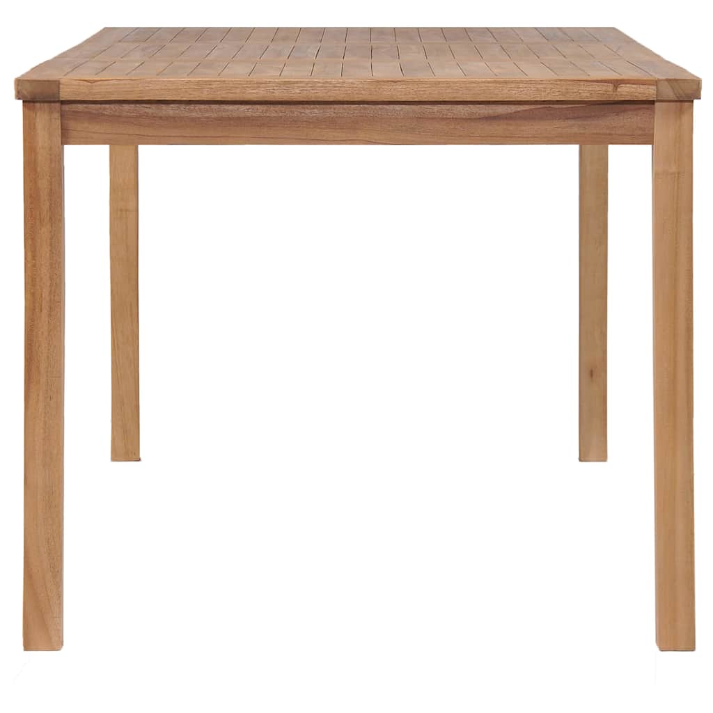 Garten-Esstisch 140x80x77 cm Massivholz Teak