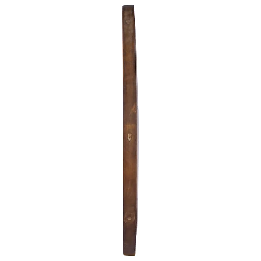 Wandspiegel 40 cm Teak Rund