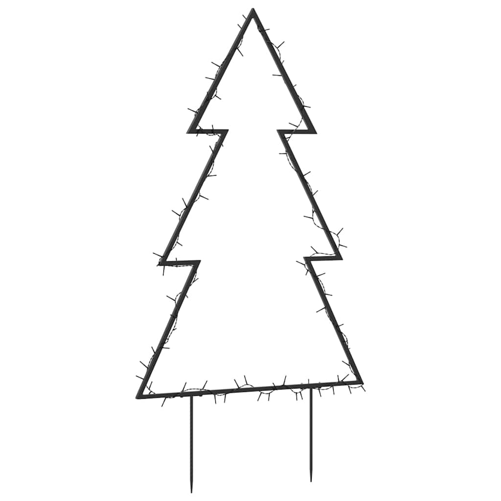 Weihnachtsbaum mit Erdspießen und 115 LEDs 90 cm