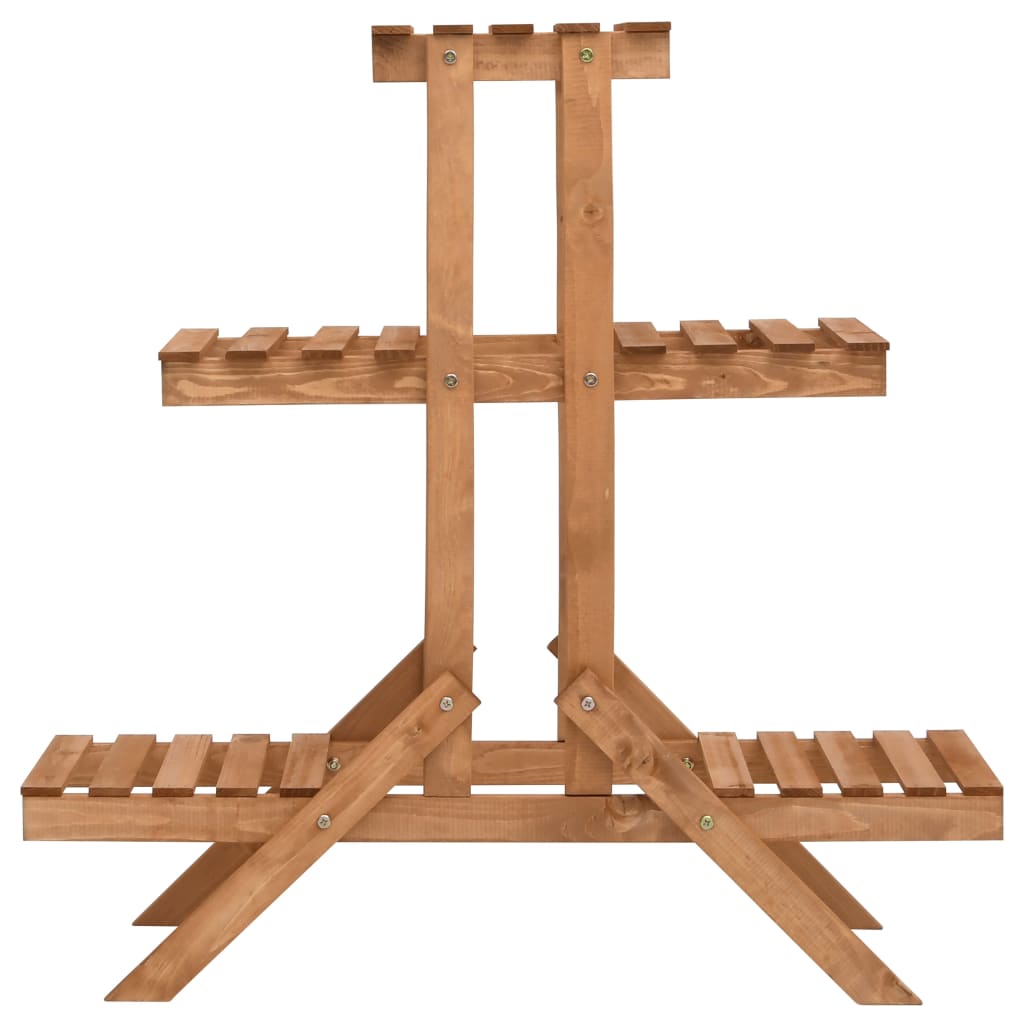 Blumenständer 83x25x132 cm Tannenholz Massiv