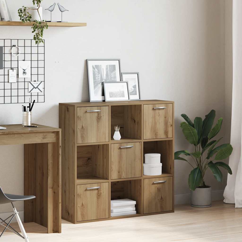Bücherregal Weiß 90x30x90 cm Holzwerkstoff